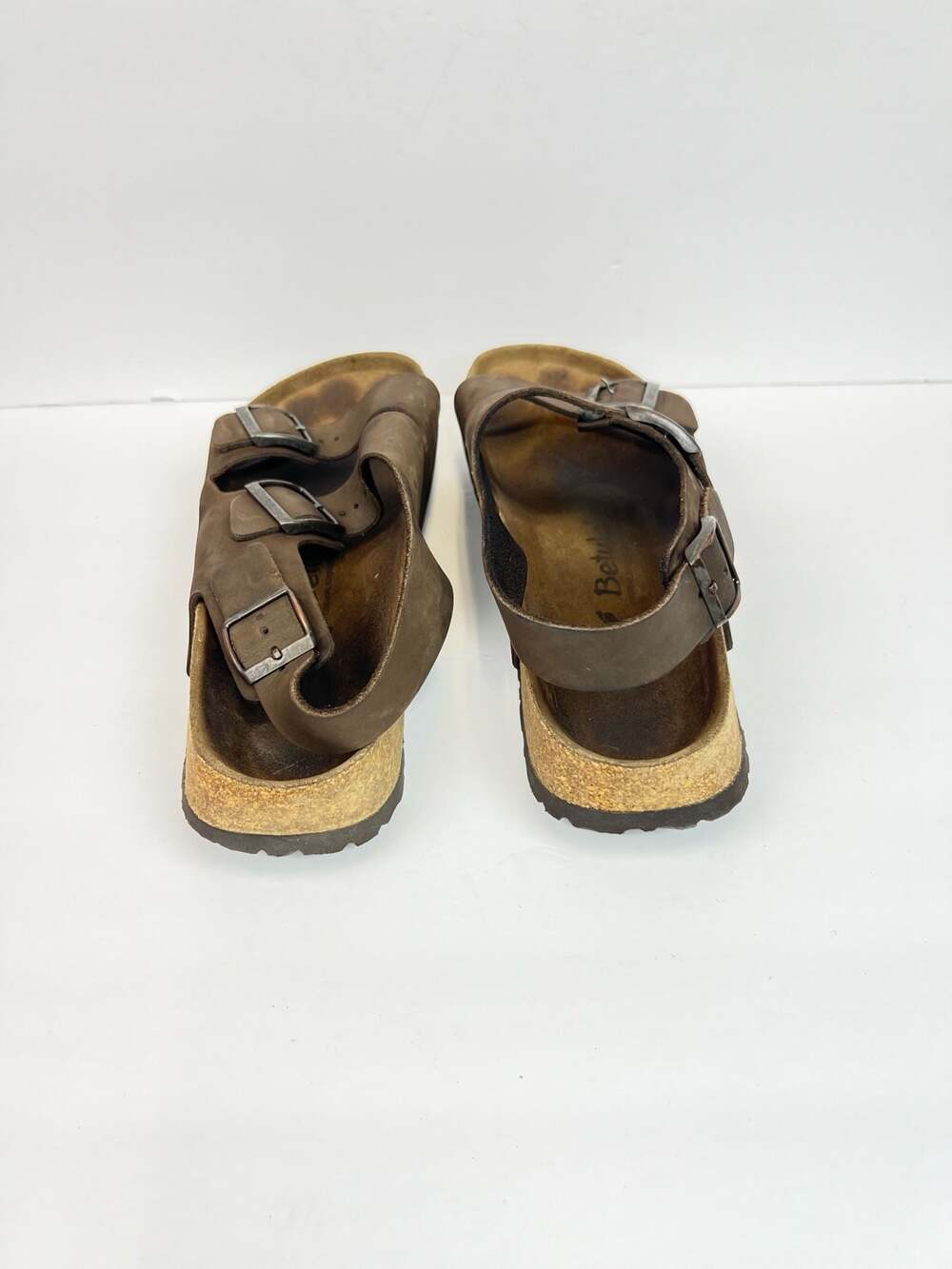 Betula by Birkenstock Milano Oiled Leather Slingback Sandals Men’s Size 11 - Picture 4 of 6
